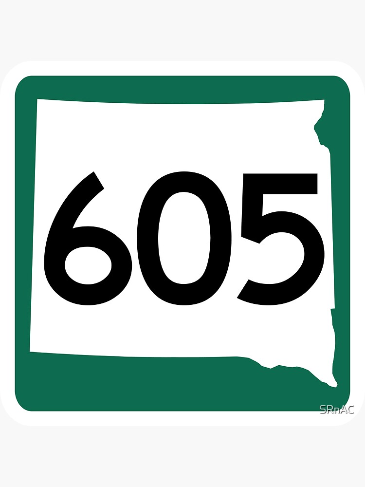 South Dakota State Route 605 (Area Code 605) by SRnAC
