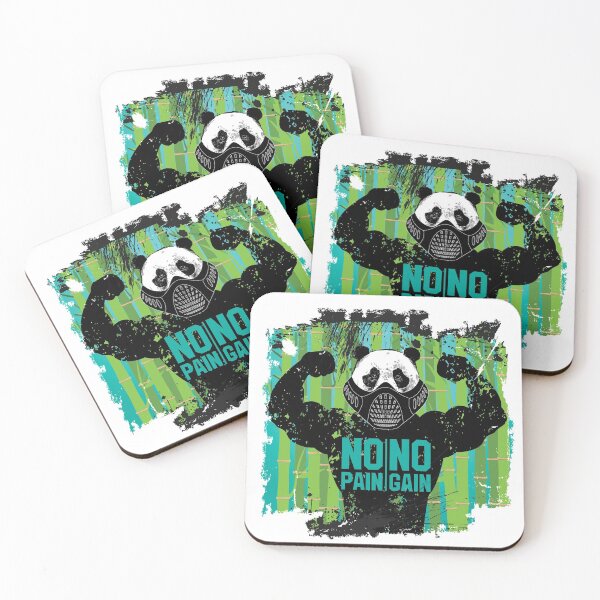 Item preview, No pain, No gain Panda designed and sold by johnanderson23.