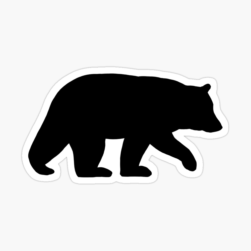 black bear outline