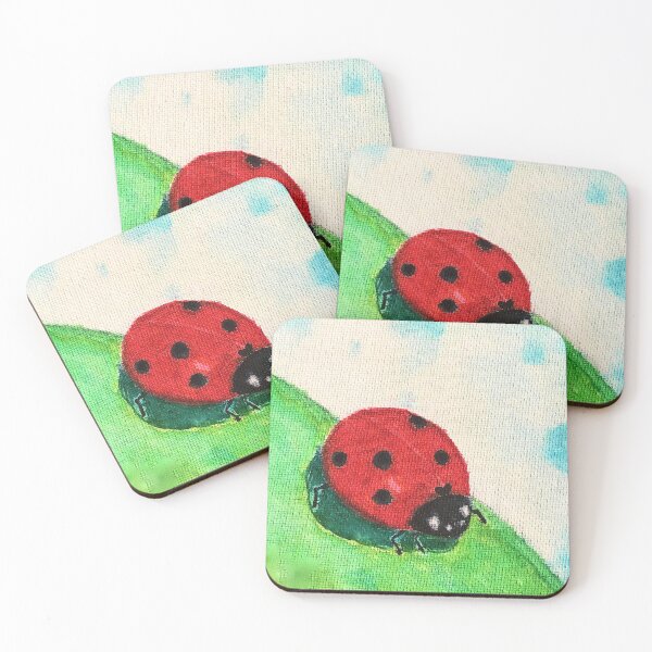 Item preview, Ladybug, bug art, cute insect designed and sold by MelidasArt.
