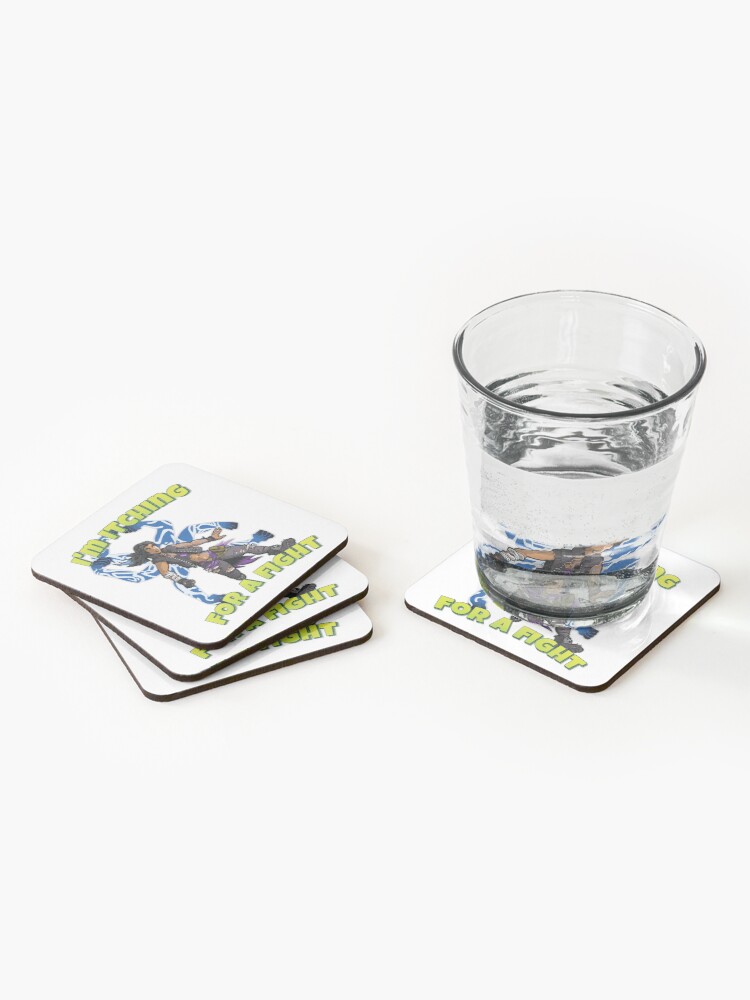 Alternate view of I'm Itching For A Fight Amara The Siren Borderlands 3 The Tiger of Partali Coasters (Set of 4)