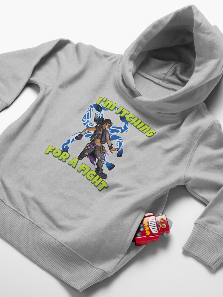 Alternate view of I'm Itching For A Fight Amara The Siren Borderlands 3 The Tiger of Partali Toddler Pullover Hoodie