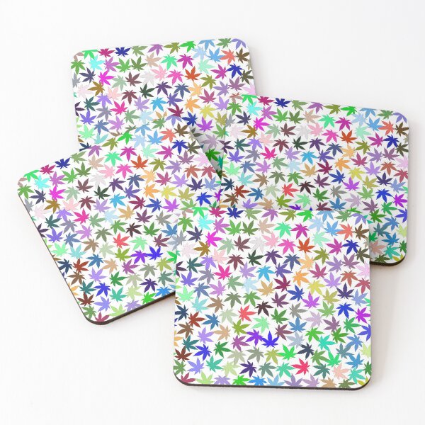 Item preview, cannabis leaves multicolored designed and sold by 4e-Hokage.