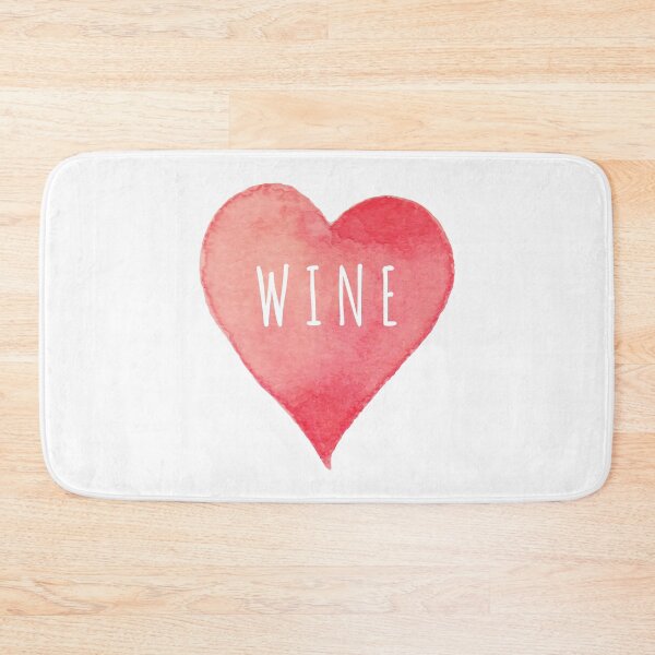 Item preview, I Love Wine Heart designed and sold by kbracey-meraki.