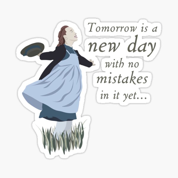 Tomorrow is fresh with no mistakes planner stickers Anne of Green Gables Mini Sticker Sheet