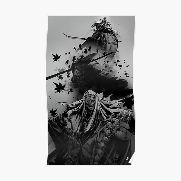 Corruped Monk" Art Printundefined by raquelcornejo