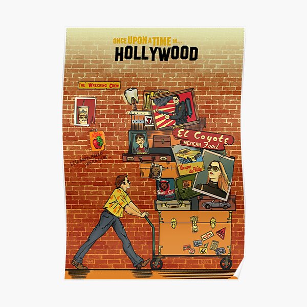 Once Upon A Time In Hollywood Poster