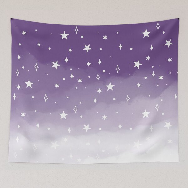 Item preview, Space Watercolor Ombre (purple/white) designed and sold by Design Minds Boutique.