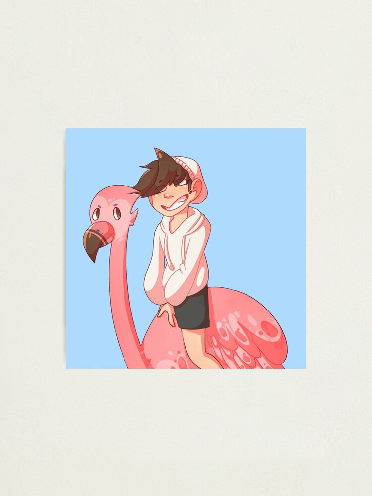 Flamingo Youtube Ride Photographic Print By Llayahh Redbubble - flamingo roblox photographic prints redbubble