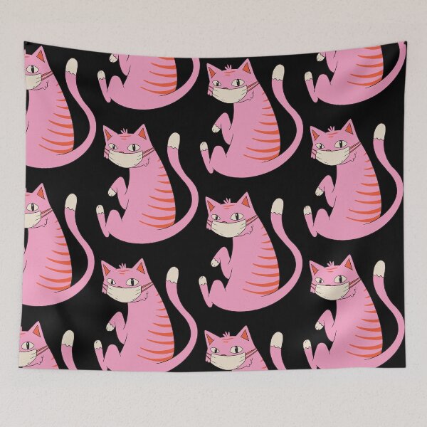 Item preview, face mask cat  designed and sold by pirminio.