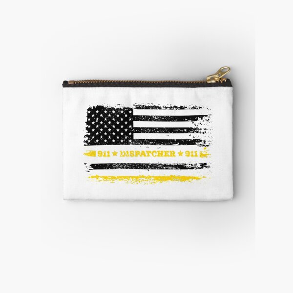 Item preview, 911 Dispatcher Thin Gold Line Thin Yellow Line designed and sold by graphicmeyou.