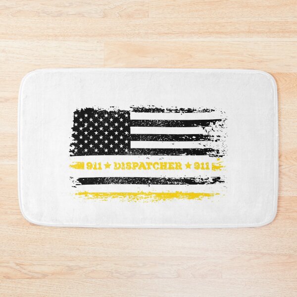 Item preview, 911 Dispatcher Thin Gold Line Thin Yellow Line designed and sold by graphicmeyou.