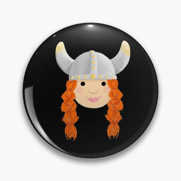 Item preview, Cute Viking Warrior Princess designed and sold by VicEllisArt.