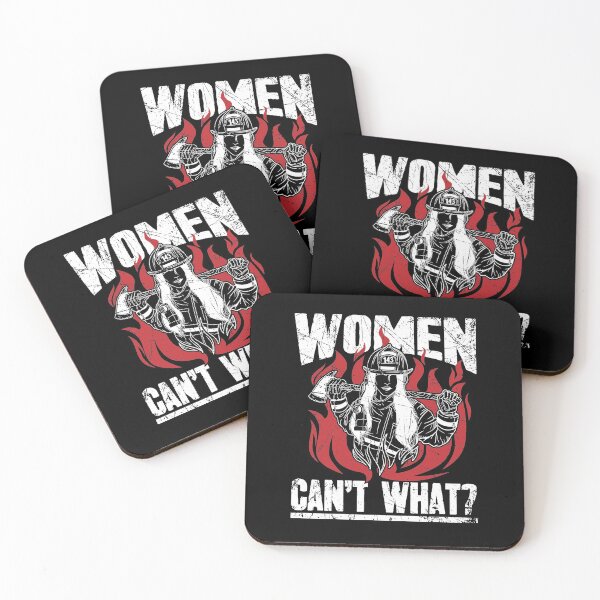 Item preview, Firewoman Fire Wife Women can't what ? designed and sold by Captain Mood.