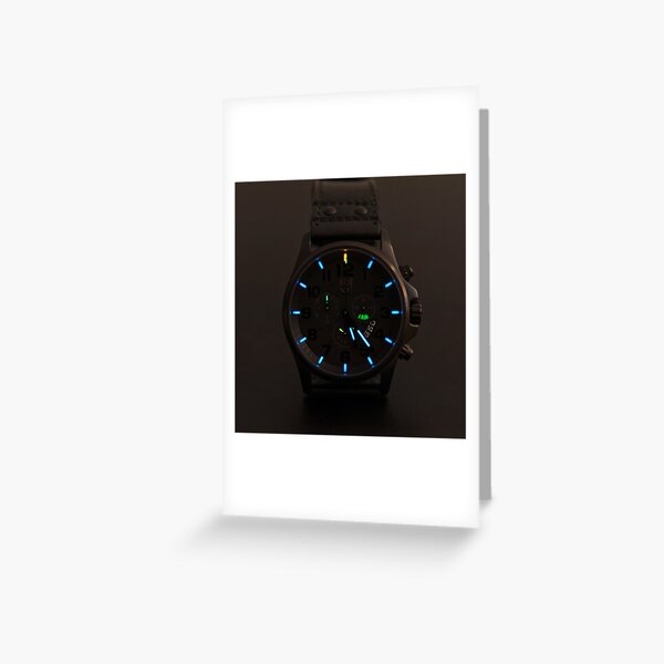 Luminox Field Chronograph 1840 SERIES, A.1881.BO Greeting Card
