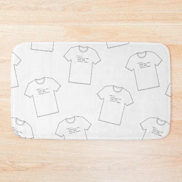 Item preview, CSS Coding Humor White T-shirt designed and sold by creativecurly.