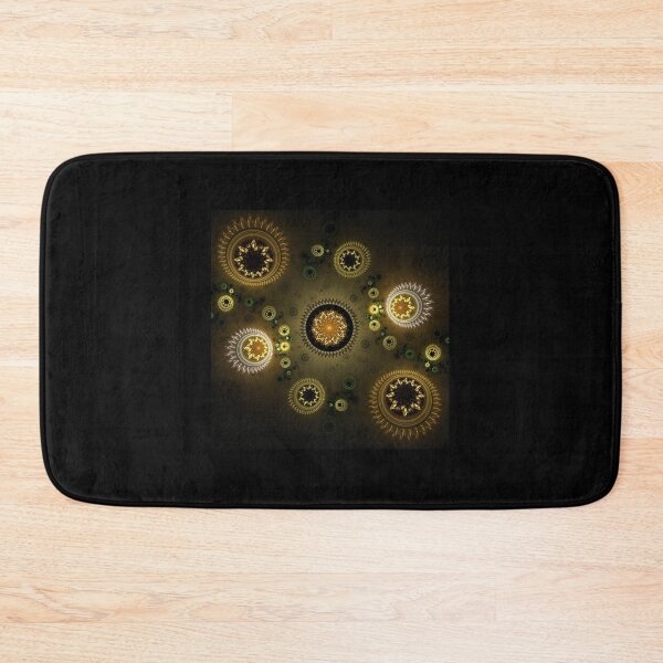 Item preview, Gold Sovereigns - Glittering Flat Gold Fractal Coins designed and sold by Pam Blackstone.