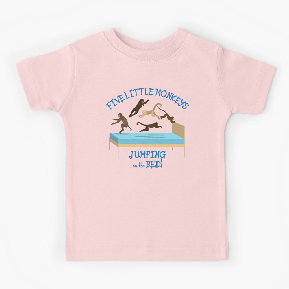 NDVH Five Little Monkeys Jumping on the Bed! Kids T-Shirt