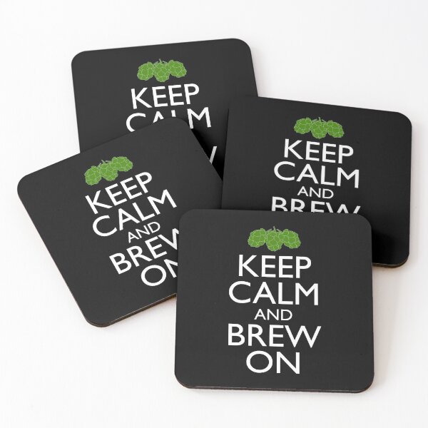 Item preview, Keep Calm And Brew On Home Brewing designed and sold by Cat Lady Designs.
