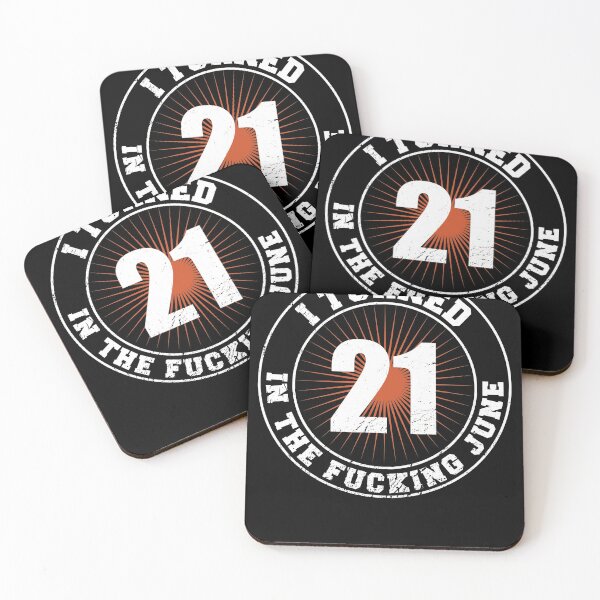 Item preview, 21th Birthday June Logo Saying fucking June designed and sold by shurikaner.