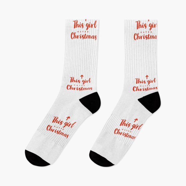 Item preview, THIS GIRL HATES CHRISTMAS - XMAS - FUNNY XMAS  designed and sold by Tropical Blood.