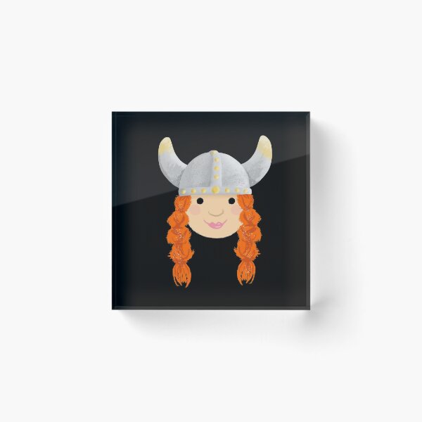 Item preview, Cute Viking Warrior Princess designed and sold by VicEllisArt.