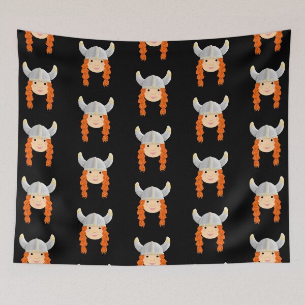 Item preview, Cute Viking Warrior Princess designed and sold by VicEllisArt.