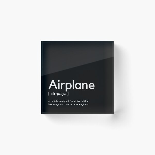 Item preview, Airplane Dictionary Definition designed and sold by parakeet.