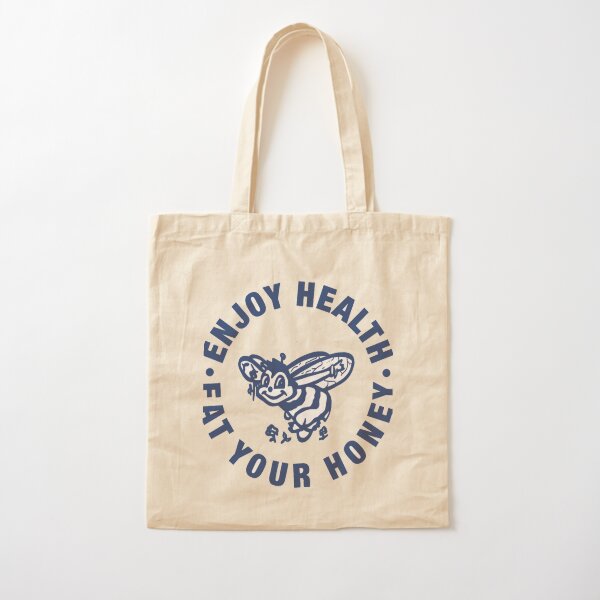 enjoy health, eat your honey Cotton Tote Bag
