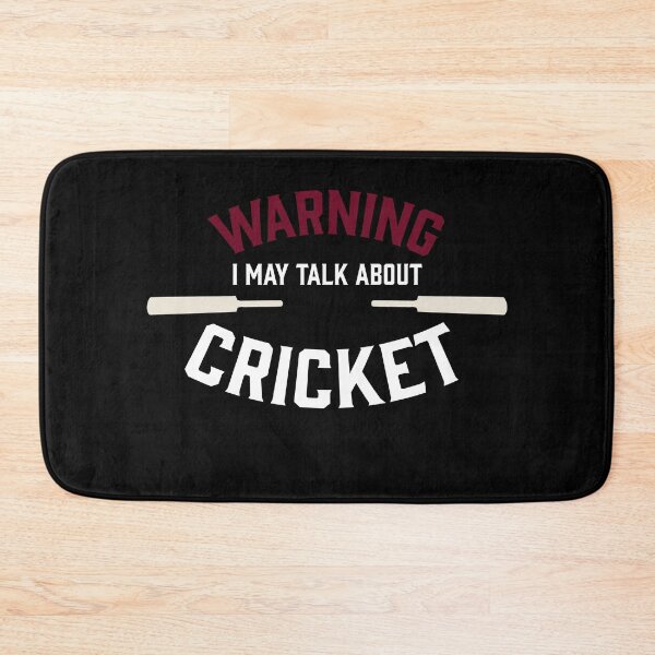 Item preview, Cricket fan design saying Warning I may talk about Cricket designed and sold by Neadski.
