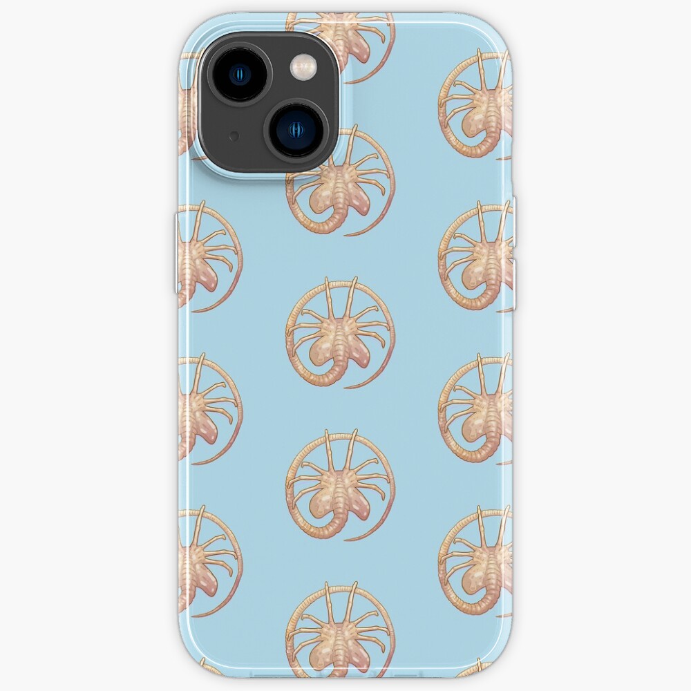 "Facehugger Alien Pattern blue version" iPhone Case for Sale by