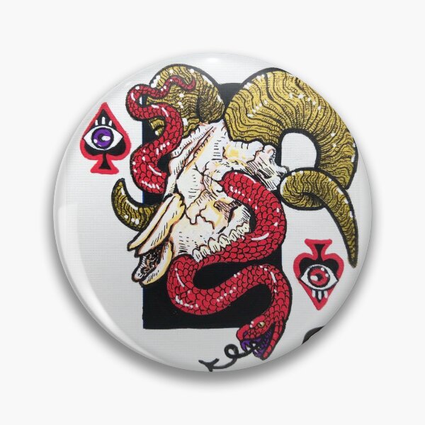 Item preview, Playing cards ram skull and snake designed and sold by dragongirl222.