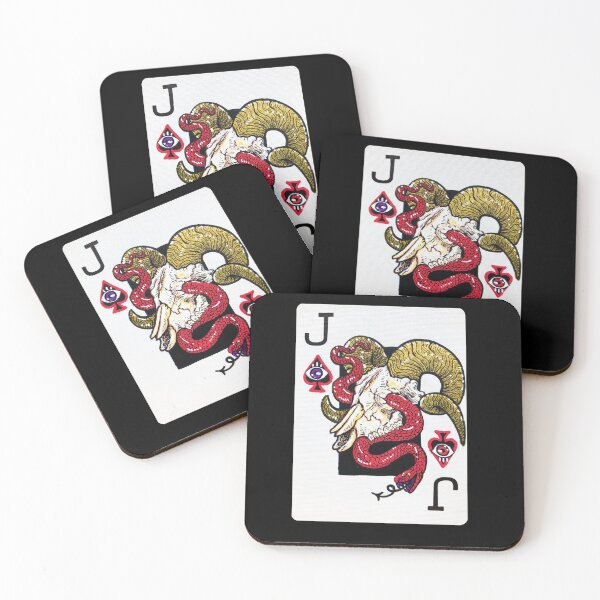 Item preview, Playing cards ram skull and snake designed and sold by dragongirl222.
