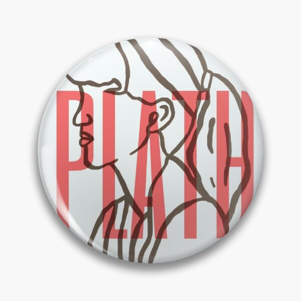 Item preview, sylvia plath outline portrait designed and sold by blue3lektra.