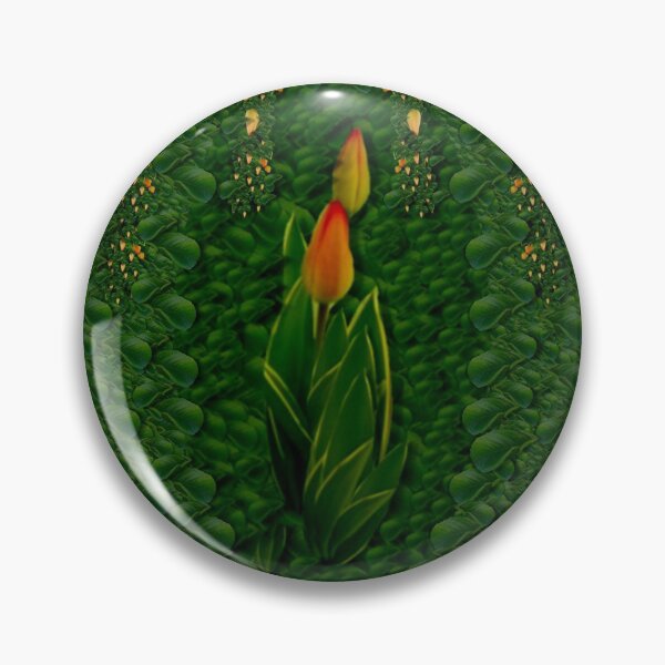 Item preview, Sakura tulips giving fruit in the festive temple forest designed and sold by Pepita Selles.