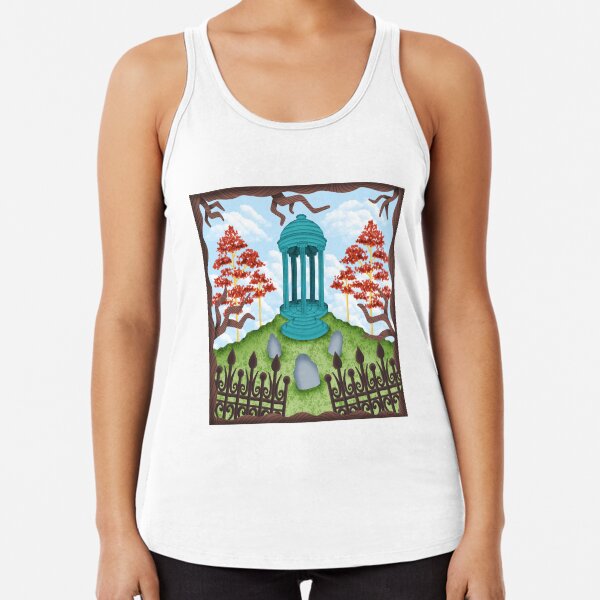 Colorful Graveyard Racerback Tank Top