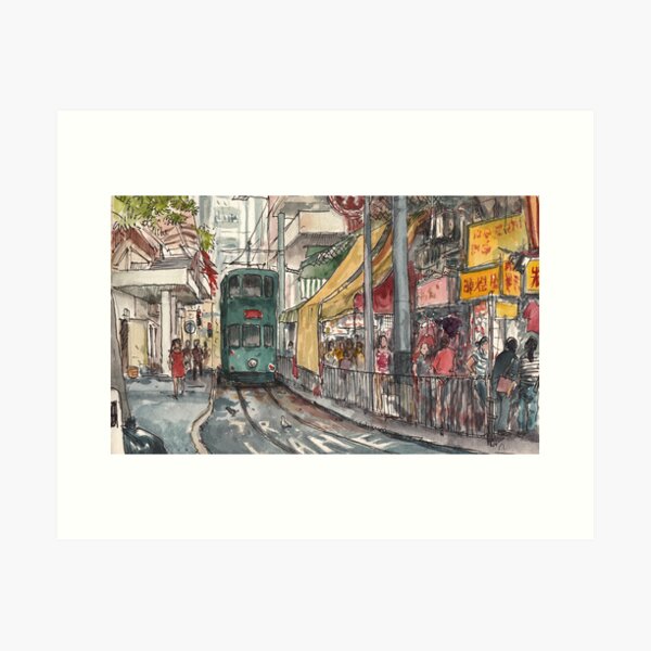 Aperçu de l'œuvre Terminus de tramway créée et vendue par Adolfo Arranz.