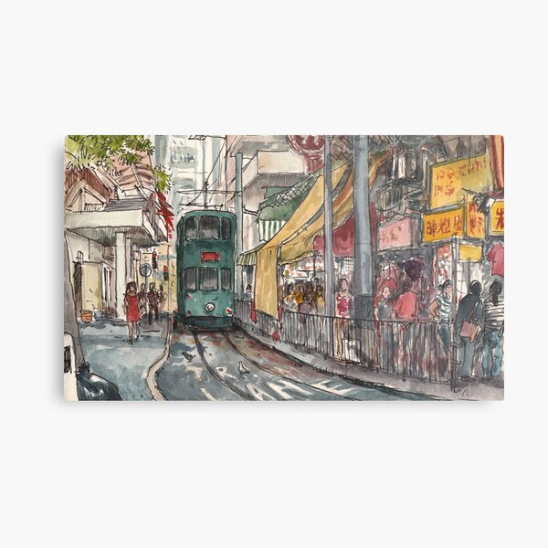 Tram terminus Metal Print