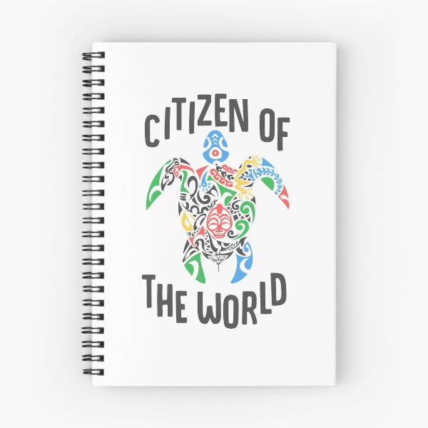 Item preview, Citizen of the world turtle designed and sold by darcy boutique.