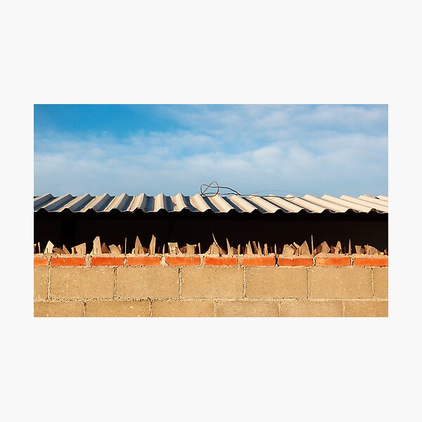 Jagged Wall Photographic Print