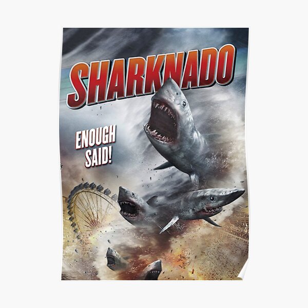 SHARKNADO MOVIE POSTER - SHARKS Poster