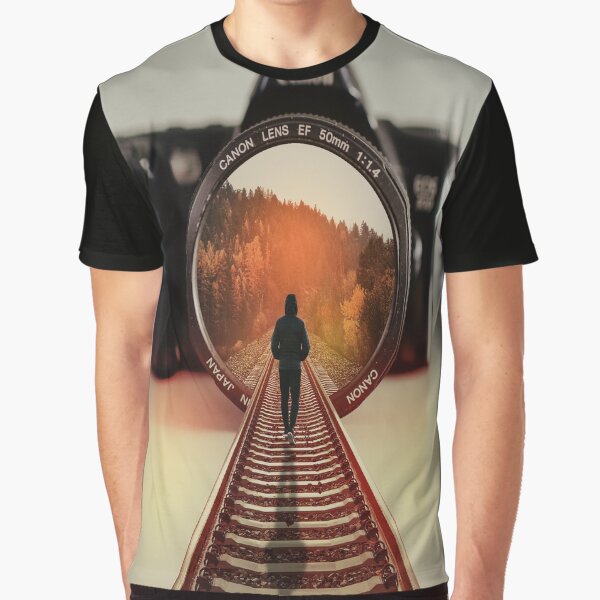 camera illusion Graphic T-Shirt