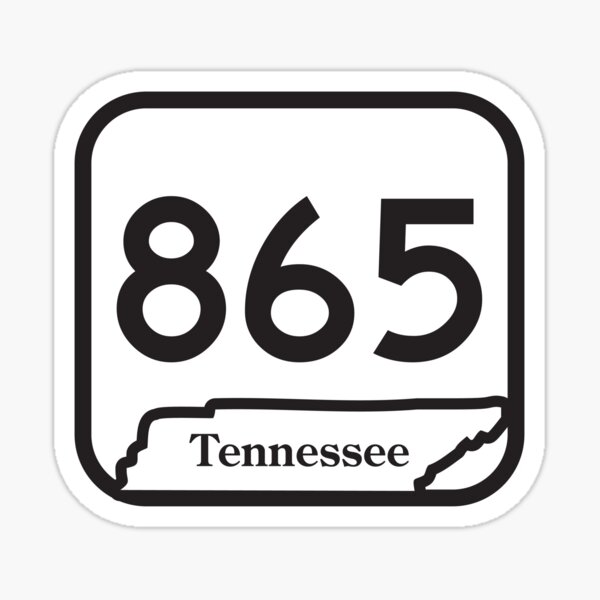 Item preview, Tennessee State Route 865 (Area Code 865) designed and sold by SRnAC.