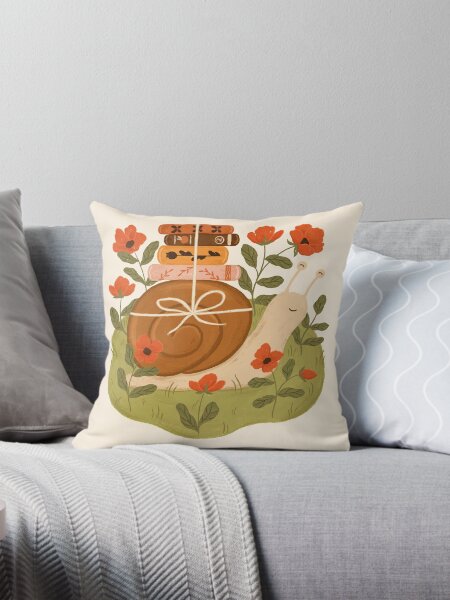 Item preview, Snail Carrying Books designed and sold by ohjessmarie.