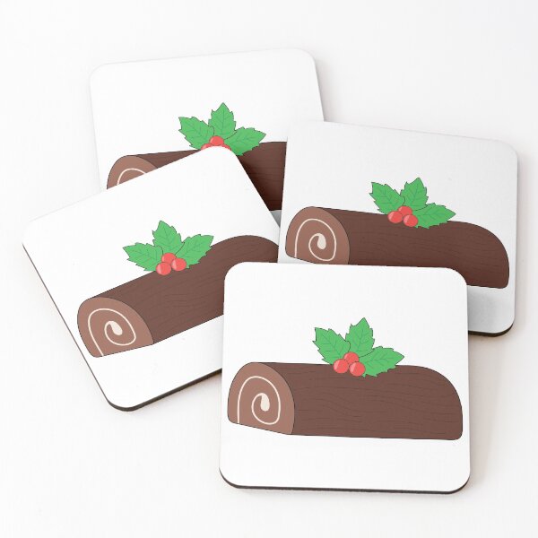 Item preview, French yule log Christmas cake designed and sold by VictoriaDemart.