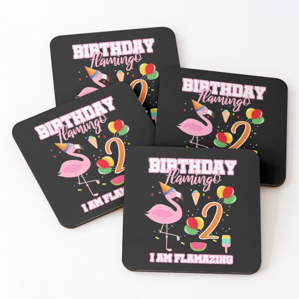 Item preview, Kids Flamingo Birthday Party Flamazing 2 years designed and sold by NeXore.