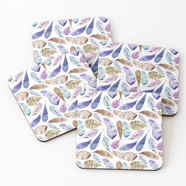 Item preview, Watercolor Feather Art designed and sold by anabellstar design co.