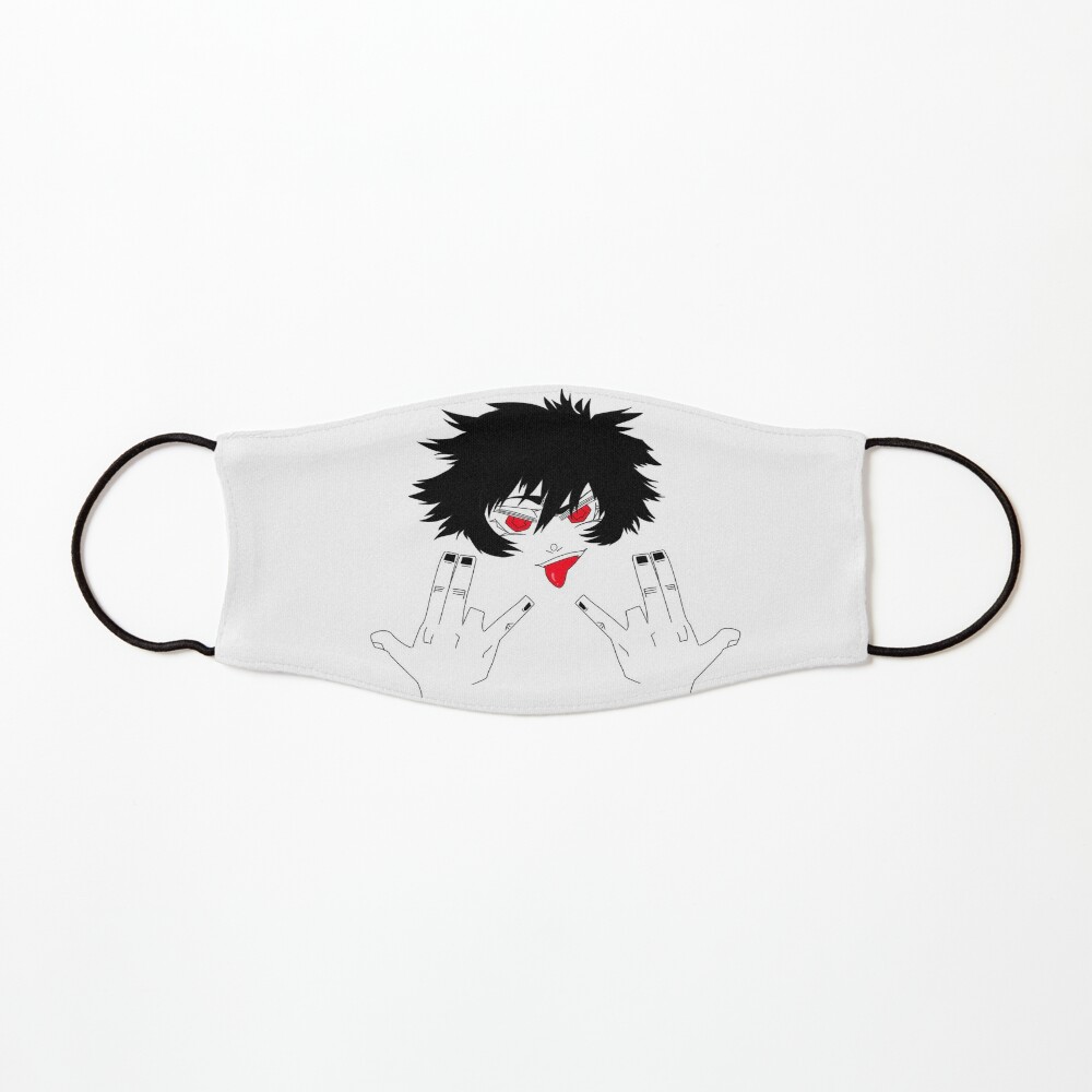 Anime Emo Boy Smirking Tongue Out Mask By Lemonelyyy Redbubble