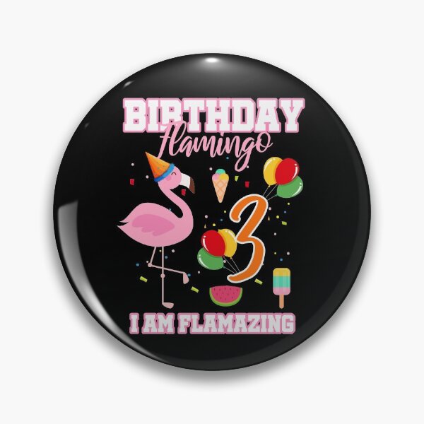 Item preview, Kids Flamingo Birthday Party Flamazing 3 years designed and sold by NeXore.