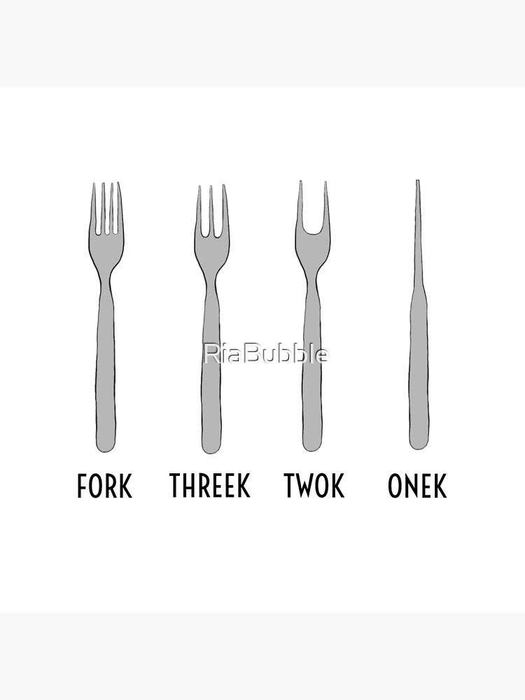 Fork Threek Twok Onek by RiaBubble